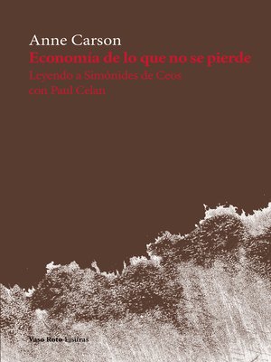 cover image of Economía de lo que no se pierde